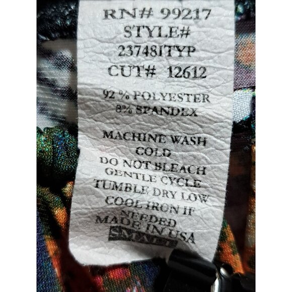 Daytrip Womens Halter Dress S Multicolor Animal Print Zebra Cheetah Boho USA - Picture 5 of 6